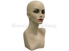 Female Mannequin Head Bust Wig Hat Jewelry Display Skin #MD-PH17 | eBay Mannequin For Sale, Scarf Display, Bigfoot Gifts, Male Mannequin, Mascaras Halloween, Hat Jewelry, Head Bust, Female Mannequin, Hat Display