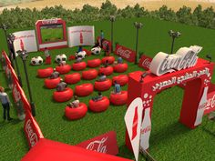 an artist's rendering of the coca - cola event