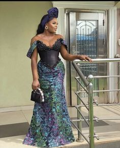 Ankara Dress Styles 2020 For Weddings, Lace Gown Styles Aso Ebi, Aso Ebi Dresses, Aso Ebi Lace Styles, Nigerian Dress, African Lace Styles, Evening Maxi Dress