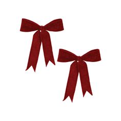 two red bows tied to each other