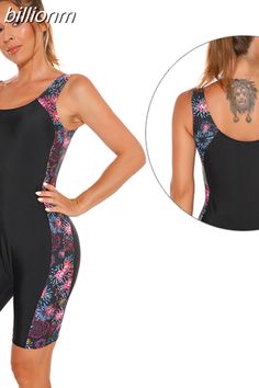 billionm Piece Swimsuit Women 2023 New Floral Print Surfing Suit Long Sleeve Swimwear Female Monokini Bodysuit Beachwear Bathing Suit Stretch Sleeveless Swimwear For Diving, Sleeveless Swimwear For Diving In Summer, Stretch Beachwear One-piece Jumpsuit, Stretch Beachwear One-piece Jumpsuits And Rompers, Stretch One-piece Beachwear Jumpsuits And Rompers, Beach Floral Print Stretch Jumpsuits And Rompers, Stretch One-piece Jumpsuits And Rompers For Beachwear, Sleeveless Tankini For Yoga And Beach Season, Summer Beachwear Tankini For Diving