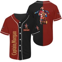 Personalized Captain Morgan Baseball Jersey, captain morgan jersey, captain morgan baseball jersey, captain morgan baseball, captain morgan shirt, captain morgan hawaiian shirt, Captain Morgan, Casual Game, School Team, Team Jersey, Team Names, Baseball Jersey, Baseball Jerseys, Jersey Shirt, Fabric Panels