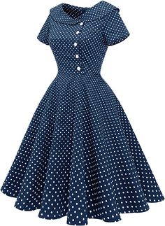 Cute Vintage Dresses Casual, Classic Dress Vintage 1950s, Vintage Gown Styles For Ladies, 1950s Everyday Fashion, Retro 1950s Fashion, Retro Outfits For Women Vintage Dresses, Dresses Models Ideas, Daily Wear Clothes For Women, Classic Vintage Outfits For Women