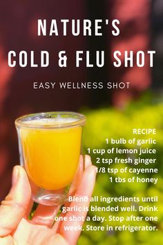 Diy Wellness, Garlic Benefits, Sick Remedies, Wellness Shots, Natural Healing Remedies, Home Health Remedies, Shot Recipes, Cough Remedies, Think Food