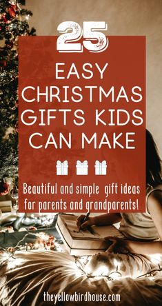 25 Simple kid made gift ideas for their parents and grandparents. Easy Christmas gifts kids can make, with a little help from a grown-up. Beautiful and cheap DIY Christmas gifts kids can do. Kid-friendly Christmas crafts that make for wonderful and useful gift ideas for their family and friends. DIY Teacher gift ideas for the Holidays from kids. Inexpensive DIY easy Christmas gifts kids can make in an afternoon. Making Gifts For Christmas, Kids Diy Christmas Gifts For Family, Diy Christmas Gifts For Children, Homemade Gifts For Parents For Christmas, Christmas Gifts For Daycare Parents, Gifts That Kids Can Make, Kids Made Christmas Gifts, Christmas Gift For Nanny, Gift Ideas For Parents From Kids