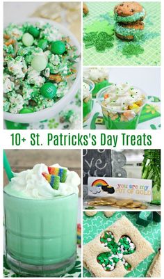 st patrick's day treats collage