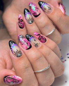 Nail Ideas 2023 Simple, Gel Blue Nails, Nails Gel Blue, Cool Blue Nails, Blue Nails Gel, Trending Nail Ideas, Mystical Nails, Nail Designs Autumn, Mystic Nails