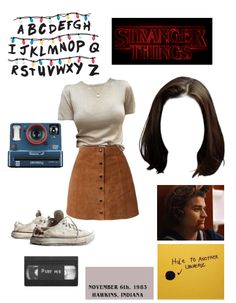 80s Skirt Outfit, Bookworm Clothes, Marvel Clothes, Fandom Outfits, Strange Things, Outfit Maker