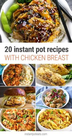 20 instant pot recipes with chicken breast