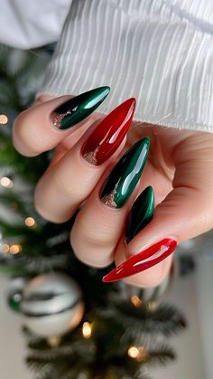 15 Christmas Nails Trendy Styles – Get Ready to Dazzle! 💅 Get ready to shine this holiday season with these Christmas Nails Trendy styles that everyone is raving about! From classic Christmas Nails Acrylic to stunning Christmas Gel Nails, there\'s a look for every occasion. 🎅✨ Looking for festive December Nails or sleek Winter Nails Acrylic? We\'ve got you covered. Embrace the holiday spirit with Xmas Nails and creative Christmas Nail Designs that will take Her Nails to the next level. Try Re... Christmas Manicure