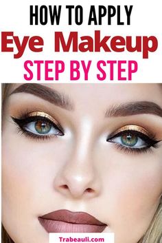 Read about how to apply eye makeup for beginners tutorial step by step. #eyemakeup Hazel Eye Makeup Tutorial Step By Step, Eye Makeup For Beginners, New Eye Makeup, Makeup Tips Step By Step, Easy Eye Makeup, Almond Eye Makeup, Makeup At Home, Hazel Eye Makeup, Makeup Steps