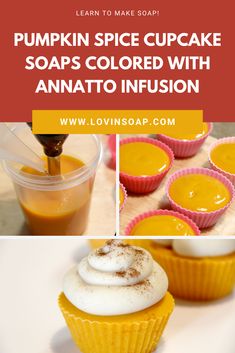 pumpkin spice cupcakes with an orange infusion