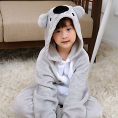 Yamer Koala Flannel Animal Onesie for Halloween Pajama Sleepwear Cosplay Costume *** You can obtain more information by clicking the photo. (This is an affiliate link). Panda Pyjamas, Cartoon Koala, Cosplay Kids, Animal Onesie, Night Skirt, Kids Onesies, Tech Lifestyle, Toddler Romper, Kids Cartoon