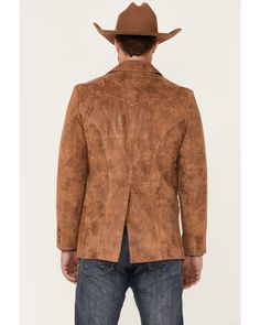 Long Cowboy Boots, Mens Western Jackets, Mens Leather Blazer, Mens Western, Western Suits, Mens Gear, Brown Blazer, Exclusive Clothing, Classic Blazer