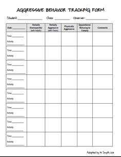 a printable behavior tracker for students to use in their classroom or on the go