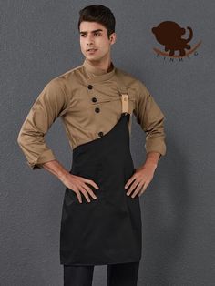 Waiter Uniform Design, Chef Coat Design, Chef Jackets Design, Waiter Outfit, Men's Chef Jacket, Chef Outfit, Chef Dress, Clothes Uniform, Cook Clothes