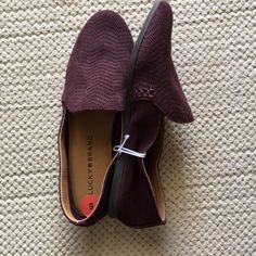 New, Soft & Comfy Casual Flat Oxfords For Fall, Synthetic Flat Heel Oxfords For Fall, Chic Flat Oxfords For Fall, Lucky Brand Shoes, Plum Color, Shoes Loafers, Brand Shoes, Loafer Shoes, Flat Shoes Women