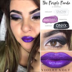 ShadowSense  Amethyst  Onyx  Snow   Violet Volt Lipsense   Beautytalkwithbri  #217805 Septum Ring, Violet, Nose Ring