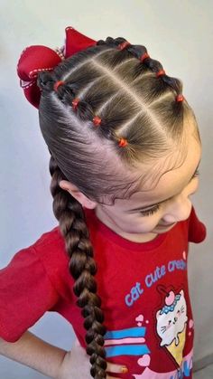 Toddler Thanksgiving Hairstyles, Cute Thanksgiving Hairstyles For Kids, Heart Hairstyles For Kids, Cute Hairstyles For Little Kids, Easy School Hairstyles For Kids, Simple Hairstyles For Kids, Mixed Baby Hairstyles, Hair Styles For Kids, Quick Curly Hairstyles