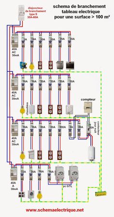 the wiring diagram for an electrical system