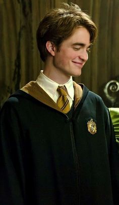 a young man in a harry potter costume