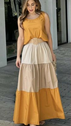 Long Skirt Fashion, Tops Style, Modest Dresses Casual, Modest Dresses, Fashion Sewing, Simple Dresses, Stylish Dresses, Look Fashion, Skirt Fashion