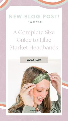 LOOKING FOR THE PERFECT HEADBAND SIZE? LILAC MARKET HEADBANDS HAVE GOT YOU COVERED! LET'S FIND THE RIGHT FIT FOR YOU IN OUR COMPLETE GUIDE. Headband Size, Spring Hairstyles, Flower Headband, Mom Birthday Gift, News Blog, Summer Hairstyles, Easy Hairstyles, Size Guide