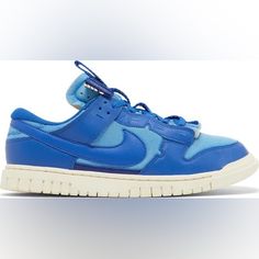 Sz Various Nike Dunk Jumbo Game Nwb Blue Sneakers With Cushioned Footbed And Medium Fit, Jumbo Games, Nike Blue, Nike Dunk, Nike Dunks, Mens Shoes Sneakers, Men's Nike, Nike Men, Nike Shoes