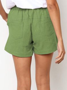 Description casual shorts Material Polyester Fiber.Spandex Style casual pants. loose-fitting. shorts Polyester fiber (polyester) 51%-70% Fit Type Regular Fit Length Short Season Summer Color khaki. gray. green. black. blue Size S. M. L. XL. 2XL Type Straight-leg Shorts Waist type high waist Size & Fit SIZE LENGHT WAIST HIP S 13.4 25.2 42.5 M 13.8 26.8 44.5 L 14.2 28.3 46.5 XL 14.6 29.9 48.4 2XL 15 31.5 50.4 Free Return & Exchange FREE RETURNS on all US orders! The following conditions must be me Summer Casual Shorts, Lace Tights, Casual Summer Shorts, Short Waist, Online Fashion Stores, Gray Green, Color Khaki, Summer Shorts, Fashion Advice