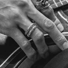 Biker Rings Mens, Hand Tats, Buddhist Practices, Wave Ring, Sterling Silver Mens, True Nature, Silver Man, Perfect Ring, Daily Reminder