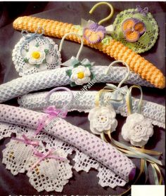 an image of crocheted items on the cover of knitting magazine's march 1994 issue