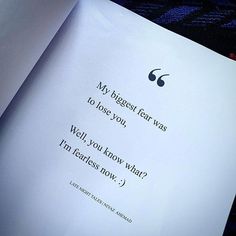 an open book with a quote on it