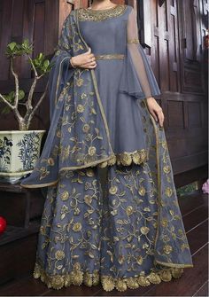 डिजाइनर कपड़े, Baju Kahwin, Palazzo Suit, Indian Gowns Dresses