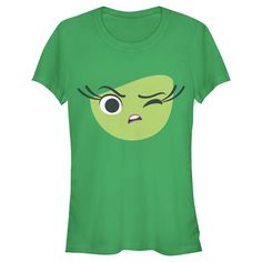 It's time to start making happy memories with a cool new Pixar Inside Out shirt! Shop Inside Out graphic tees featuring Joy, Sadness, Disgust, Anger, Fear, and all your favorite Inside Out characters. Size: 2xl. Color: kelly green. Gender: female. Age Group: adult. Pattern: Fictitious Character. Material: Cotton. Green Funny Cartoon Print T-shirt, Funny Green Cartoon Print T-shirt, Green Crew Neck Novelty T-shirt, Green Novelty Crew Neck T-shirt, Green Novelty Graphic Print Top, Green Pop Culture T-shirt With Character Print, Green Graphic Print Novelty Top, Green Novelty T-shirt With Funny Print, Pre-shrunk Green Pop Culture T-shirt