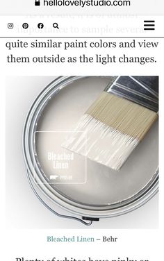 a paint can with a brush in it and the text below reads, how to use this