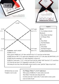 the instructions for how to make an origami box with paper and scissors on it