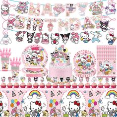 hello kitty birthday party supplies and decorations