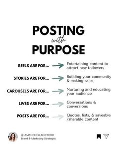 Purpose of every content Business Branding Inspiration, Instagram Marketing Strategy, Marketing Planner, Business Marketing Plan, Social Media Marketing Content, Social Media Marketing Business, Instagram Strategy, Social Media Growth