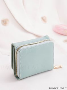 BagForLove - Womens Small Bifold Wallet with Stitch Detail, Coin Pocket, and Zipper Closure Product Description Color Mint Green Coating 100% Polyurethane Composition 100% Polyurethane Pattern Type Plain Type Small Wallet Style Fashionable Material PU Size Chart INCH CM Bag Height Bag Width Bag Length 3.5 inch 1.6 inch 3.9 inch Bag Height Bag Width Bag Length 9 cm 4 cm 10 cm Details Pictures Similar Products h2 { text-align: center; } /* æ¢è¡ */ li{ white-space: normal; word-break: break-all; Casual Bifold Bag With Zipper Closure, Casual Green Wallet With Zipper Closure, Green Bifold Coin Purse With Zipper Closure, Everyday Blue Wallet With Zipper Closure, Trendy Blue Wallets With Zipper Closure, Cheap Blue Women's Wallets, Blue Wallet With Zipper Pocket For Daily Use, Check Background, Purple Rectangular Wallet With Zipper Closure