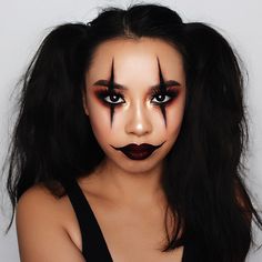 Simple Halloween Makeup Black Women, Cute Makeup Ideas For Halloween, Diy Baddie Halloween Costumes Ideas, Baddie Clown Costume, Baddie Clown Makeup, Soft Clown Makeup, Halloween Inspired Makeup, Nem Halloween Makeup, Mime Halloween Costume