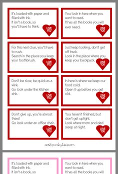 valentine's day printables for kids to use in the classroom or at home