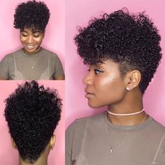 80 Fabulous Natural Hairstyles - Best Short Natural Hairstyles 2019 Afro Look, Natural Haircuts, Short Natural Haircuts, Black Hairstyle, Tapered Natural Hair, Natural Hair Cuts, Tapered Hair