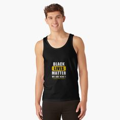 "Black Lives Matter t-shirt for men and women" Tank Top by DINADIM | Redbubble Gay Pride, Super Cool, Vintage Prints, A Black, Athleisure