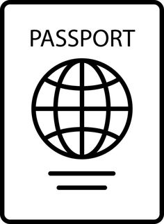 Identity, pass, passport vector icon on transparent background. Outline Identity, pass, passport vector icon Outline Background, International Passport, Background Transparent, Missions Trip, Clipart Black And White, Graphic Templates, Candy Bar, Wedding Anniversary