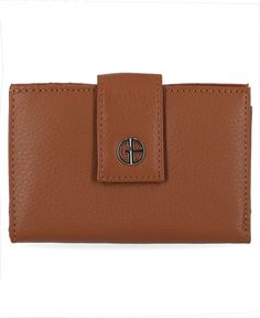 in stock Elegant Rectangular Cognac Wallets, Rectangular Cognac Wallet, Luxury Tan Wallet With Gold-tone Hardware, Luxury Brown Wallets With Zipper Closure, Brown Leather-lined Rectangular Wallet, Silver Bags, Designer Wallets, Wallet Fashion, Luggage Accessories