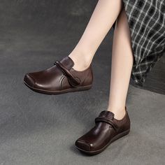 Gender: Women Type: Casual Shoes Main Materials: Cowhide Insole: Pigskin Sole: Rubber Type of Closure:... Brown Comfortable Leather Shoes With Round Toe, Comfortable Brown Leather Shoes With Round Toe, Brown Leather Shoes With Round Toe, Comfortable Brown Leather Shoes With Flat Heel, Comfortable Brown Loafers With Round Toe, Comfortable Brown Round Toe Loafers, Slip-on Leather Shoes With Leather Sole And Round Toe, Low-top Faux Leather Shoes With Stitched Sole, Fall Leather Closed Toe Walking Shoes