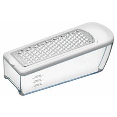 a close up of a grater on a white background