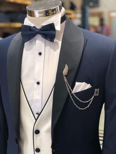 Groom Suite, Blue Slim Fit Suit, Formal Menswear, Navy Tuxedos, Navy Blue Tuxedos, Slim Fit Suit Men, Archery Bows, Blue Tuxedos, Slim Fit Tuxedo