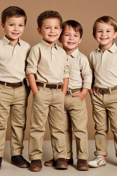 Dress them for success with our stylish Uniform Khaki Pants! Available in multipacks for boys and toddlers. Get yours now! | Uniform Outifits | Back To School Uniform Outifits | School Uniform Fashion | First Day of School Outfit Uniform | Back To School Outfit Uniform | School Uniform Fashion | School Outfit Uniform | Boys Khaki Pants Outfit, School Outfit Uniform, Preschool Uniform, School Uniform Boys, Best School Uniform, Toddler School Uniforms, Fashion School Outfits, Back To School Uniform, Khaki Pants Outfit