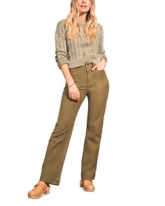 Faherty Stretch Terry Patch Pocket Pants Full Length Cargo Pants With Five Pockets For Fall, Tapered Leg Pants With Five Pockets For Fall, Fall Straight Pants With Five Pockets, Fall Trousers With Five Pockets, Straight Cargo Pants With Five Pockets For Fall, Pocket Pants, Patch Pocket, Pick Up, In Store